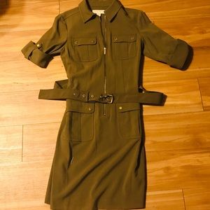 (NWOT!) Michael Kors Army Green Dress